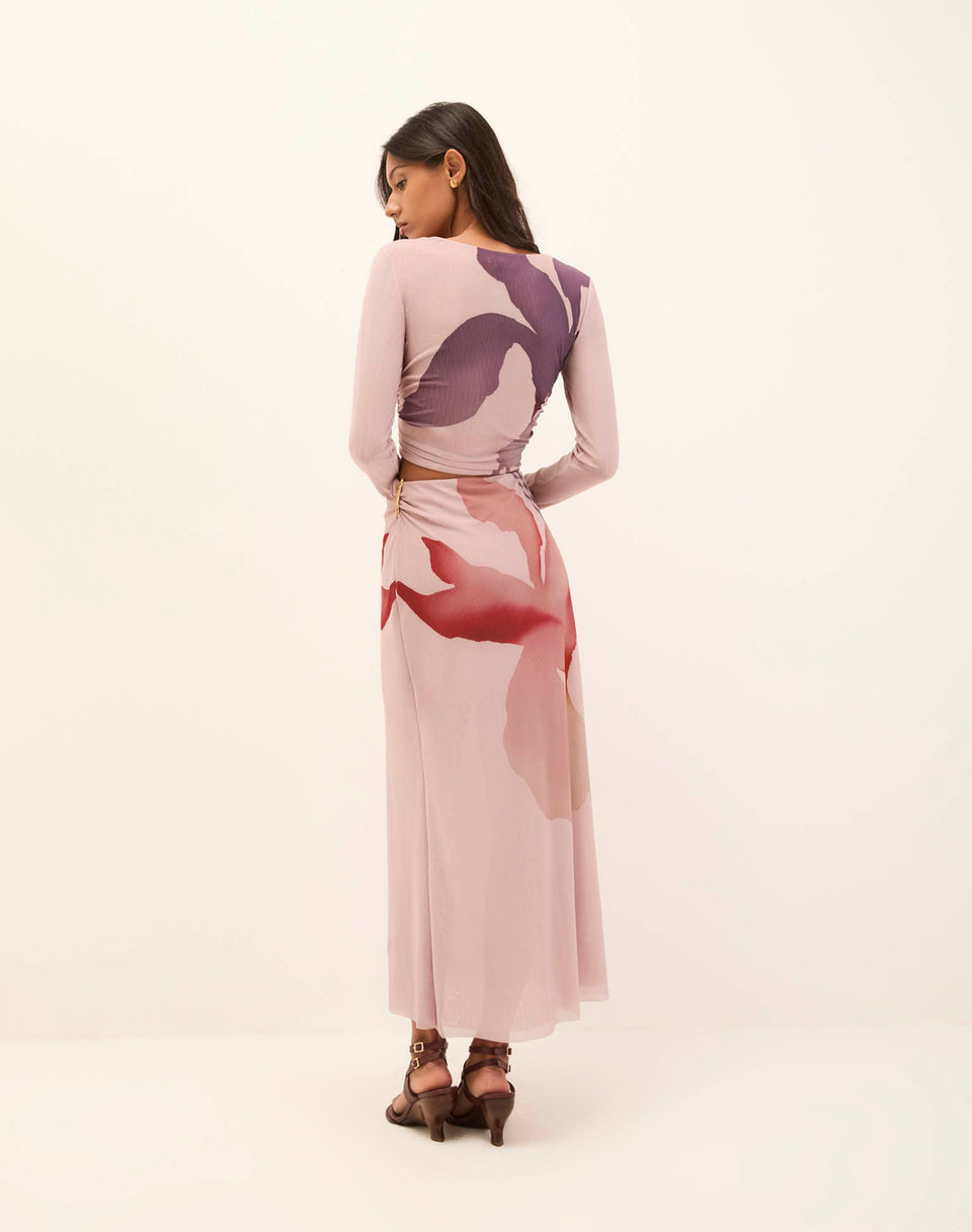 Mira Long Sleeve Top - Floreal XS