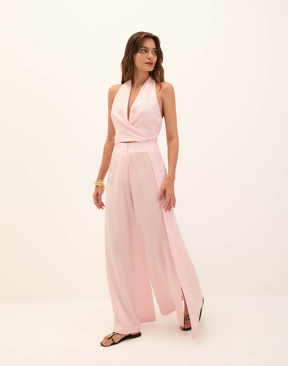 Manu Halter Top - Rosewater XS