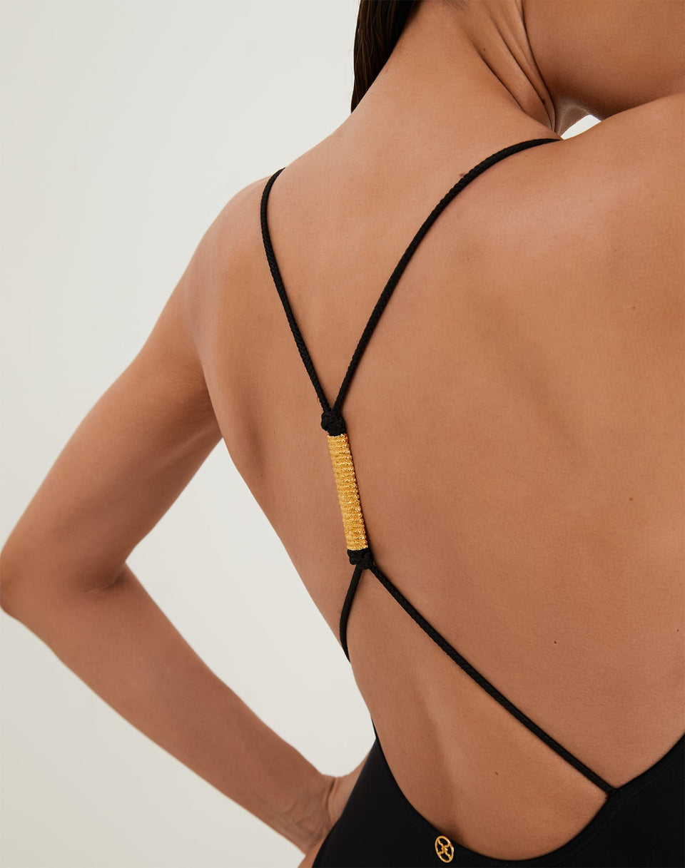 Matte Stacy One Piece - Black Brazilian / XS