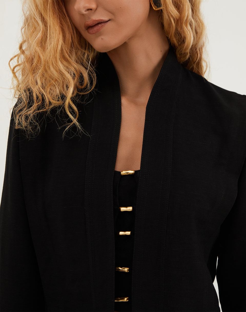 Malu Short Jacket - Black XS