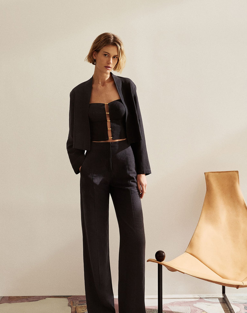 Malu Short Jacket - Black