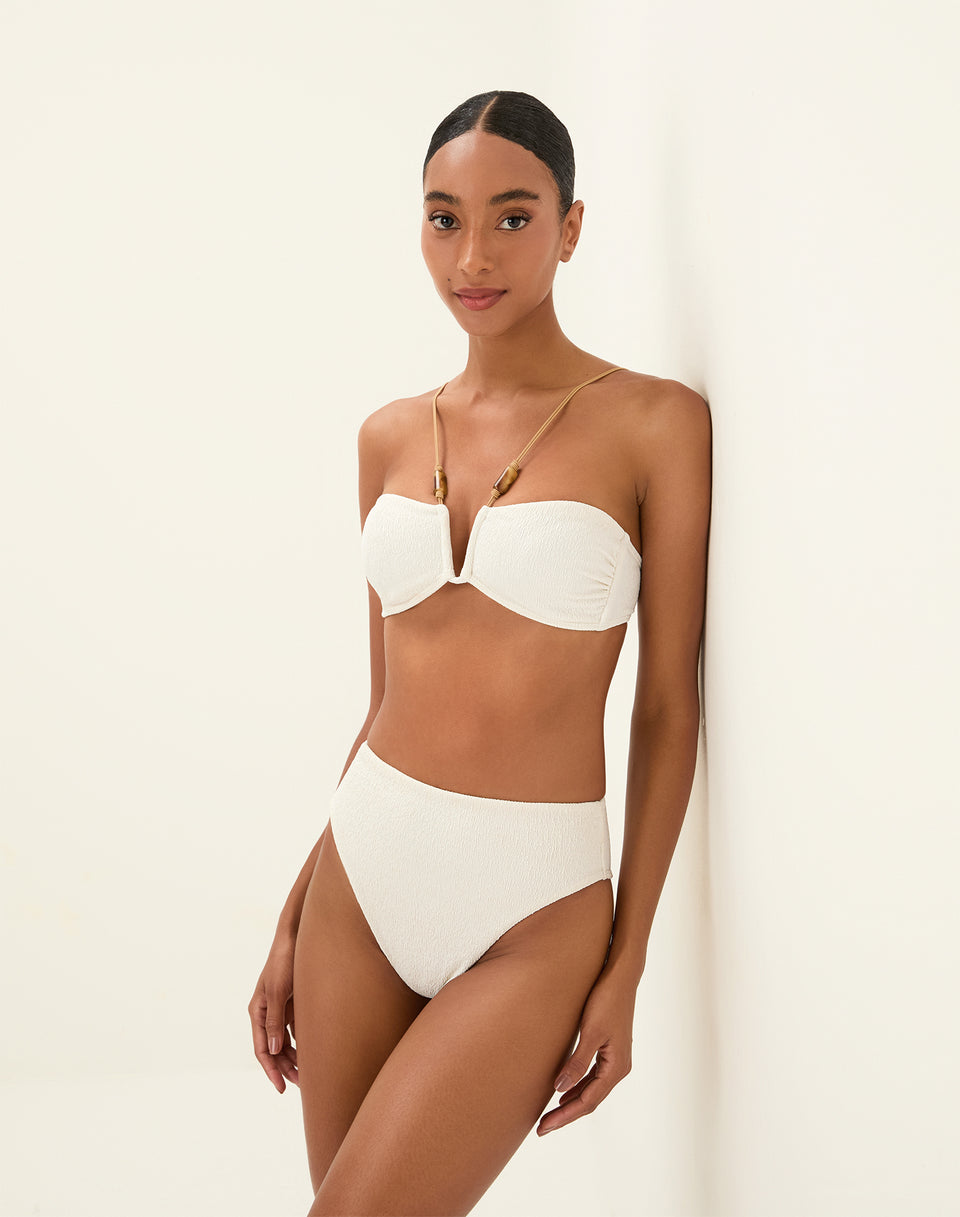 Firenze Lindsay Bottom - White Brazilian / XS