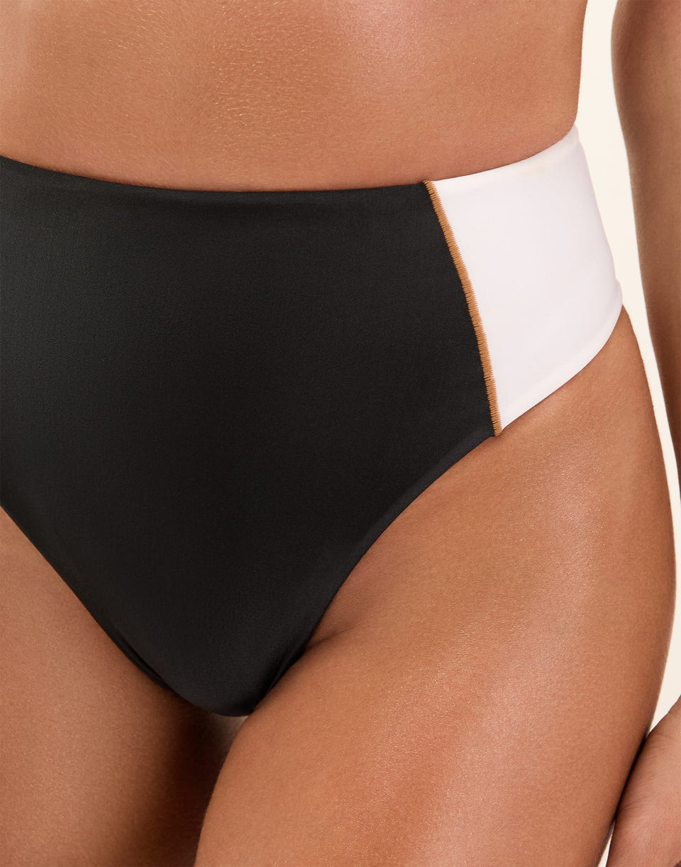 Morgan Gigi Hot Pant Bottom - Black Brazilian / XS