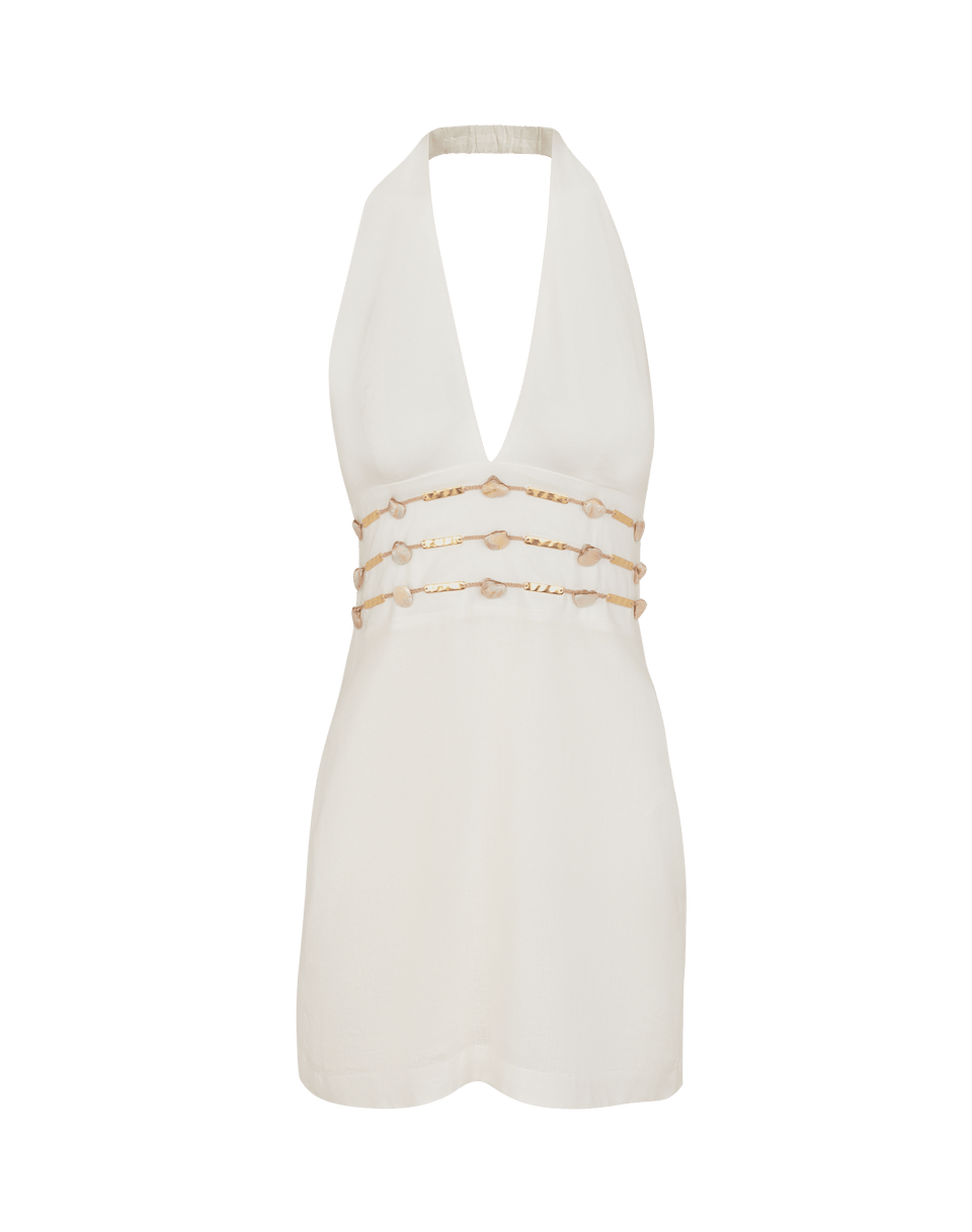 Grace Short Dress - Off White XS