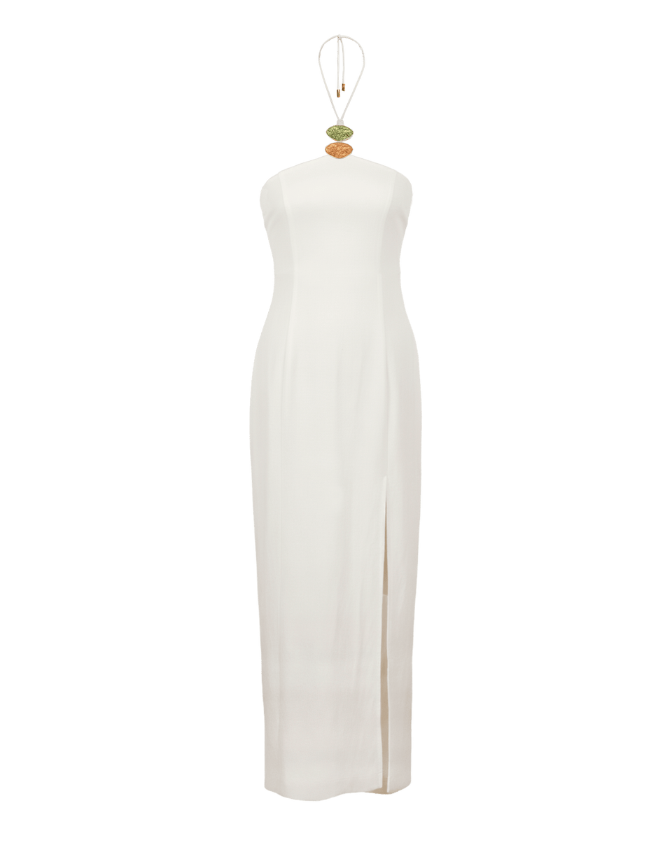 Arden Midi Dress - Off White XS