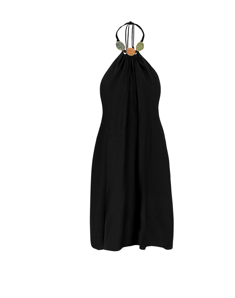 Aiden Short Dress - Black XS