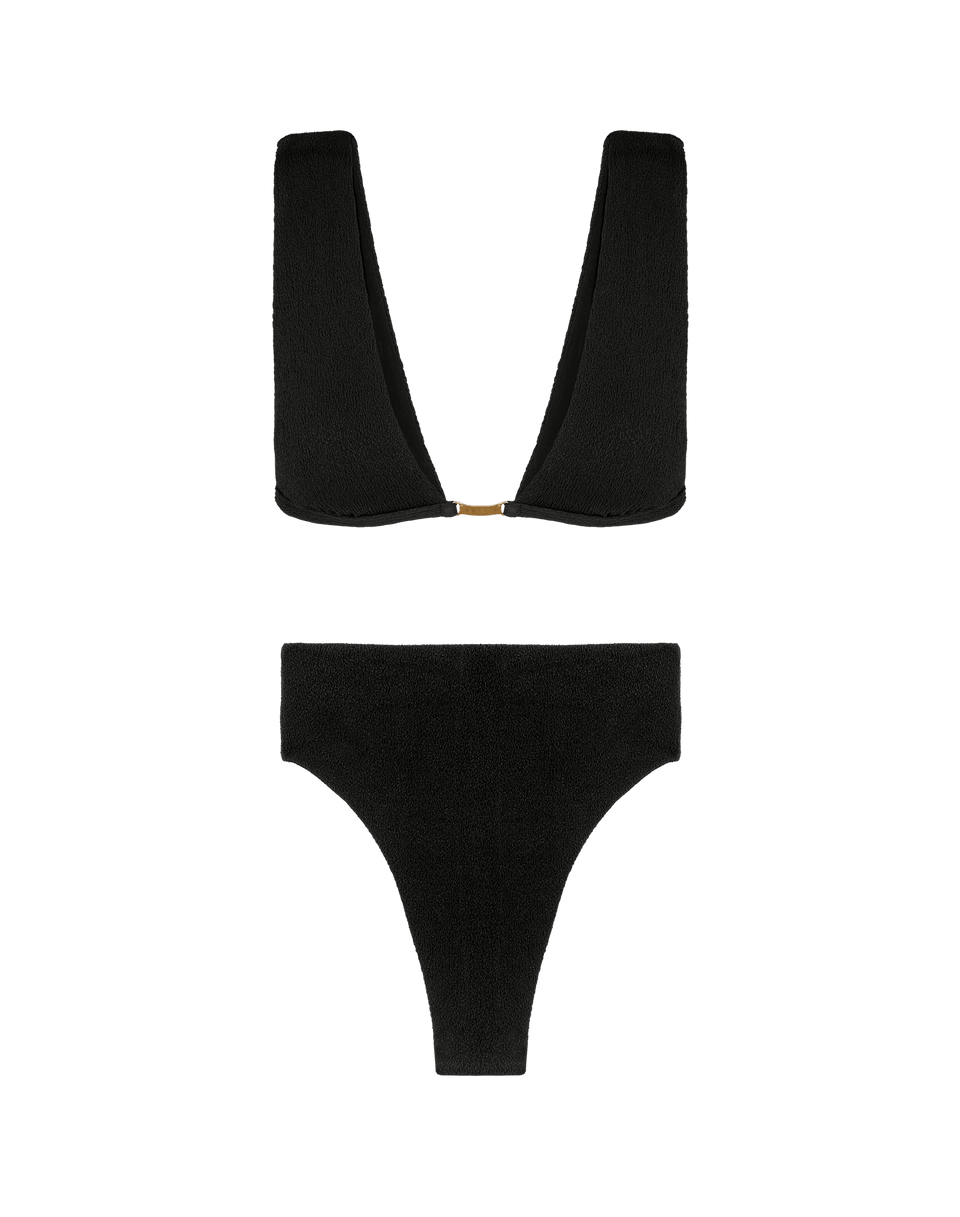 Firenze Camille Hot Pant Bottom - Black Cheeky / XS