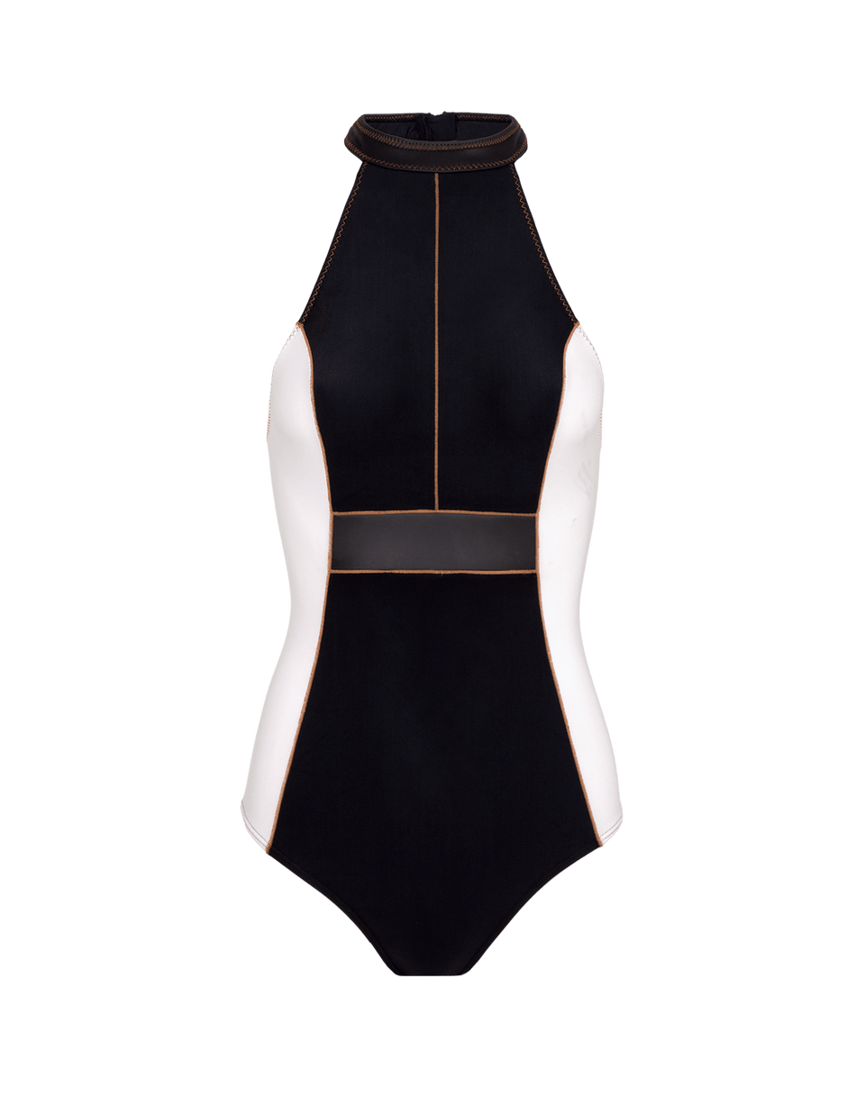 Morgan Sleeveless Short John - Black XS