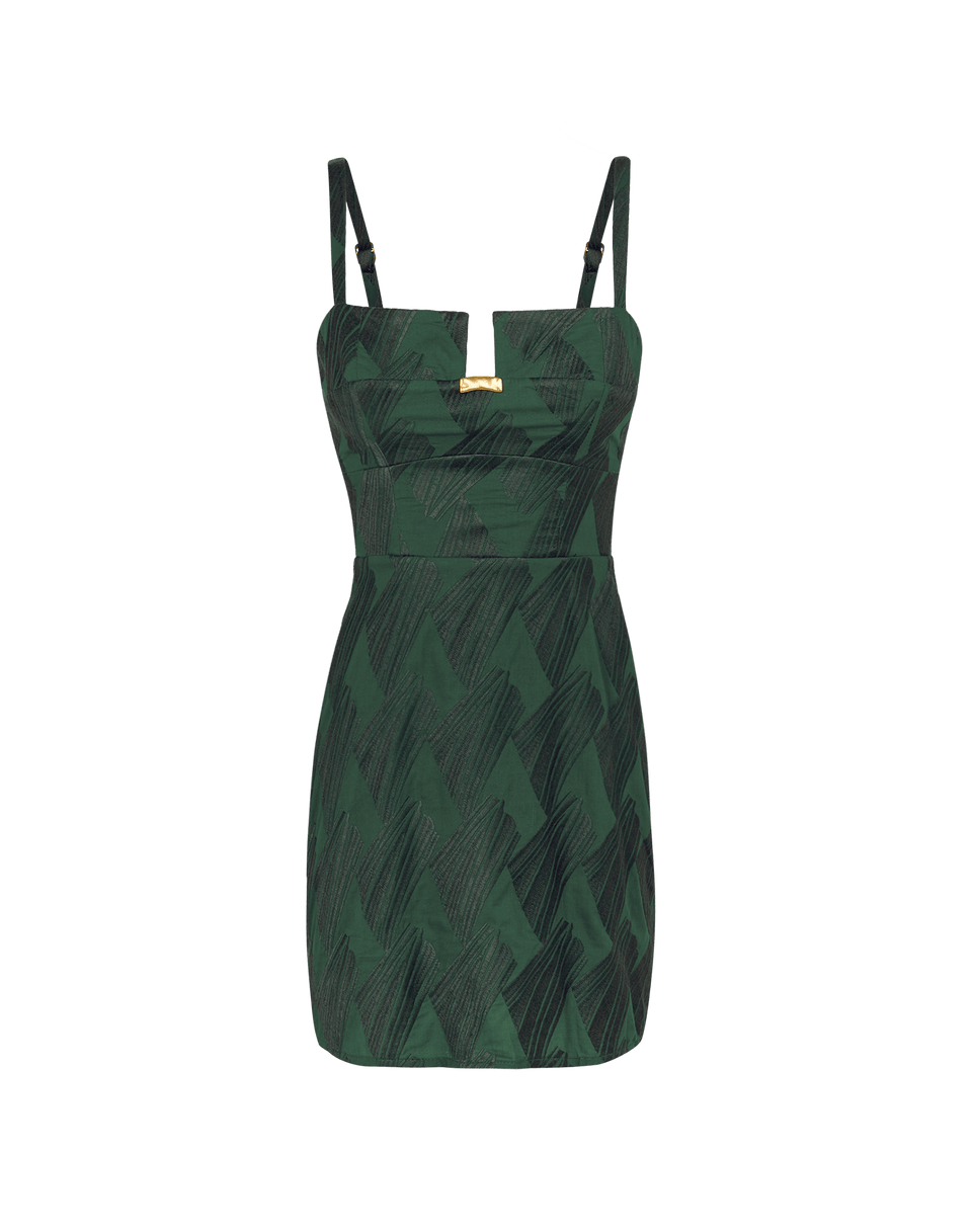 Bella Short Dress - Embroidered Boulevard XS